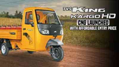 TVS Motor Rolls Out KING KARGO HD CNG with Affordable Entry Price